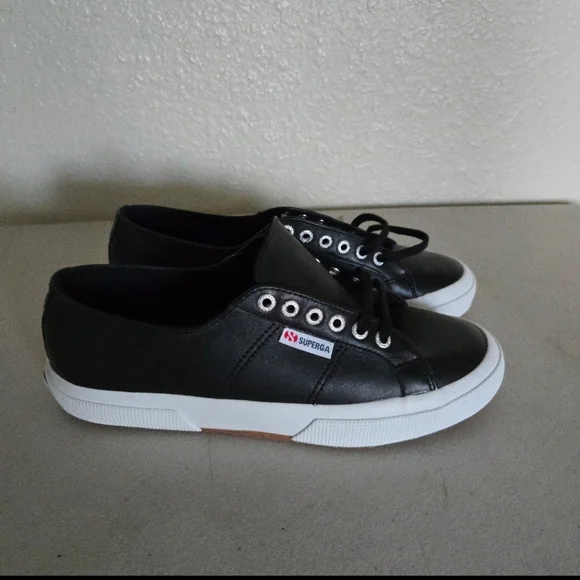 Superga 2750 Nappa Leather Classic Sneaker Women Size 10 New 082025 - Picture 1 of 4